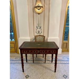 Petit Bureau Plat De Dame, De Style Louis XVI