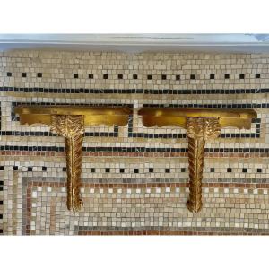 Paire De Petites Consoles 