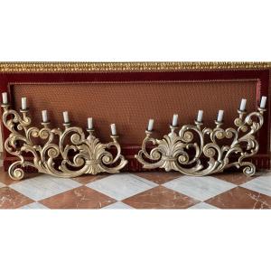 Paire d’appliques baroques 