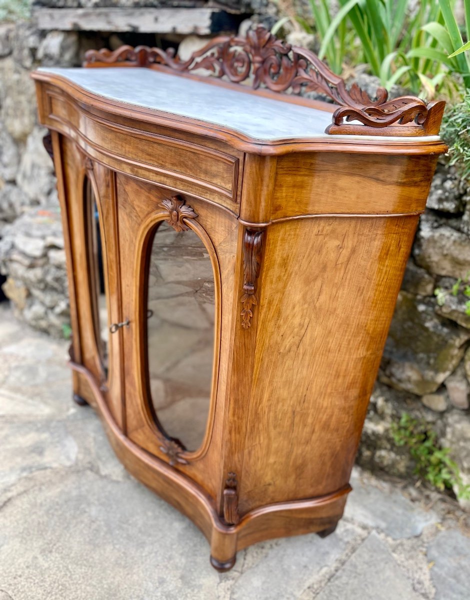 Small Mahogany Showcase From Napoleon III Period -photo-7