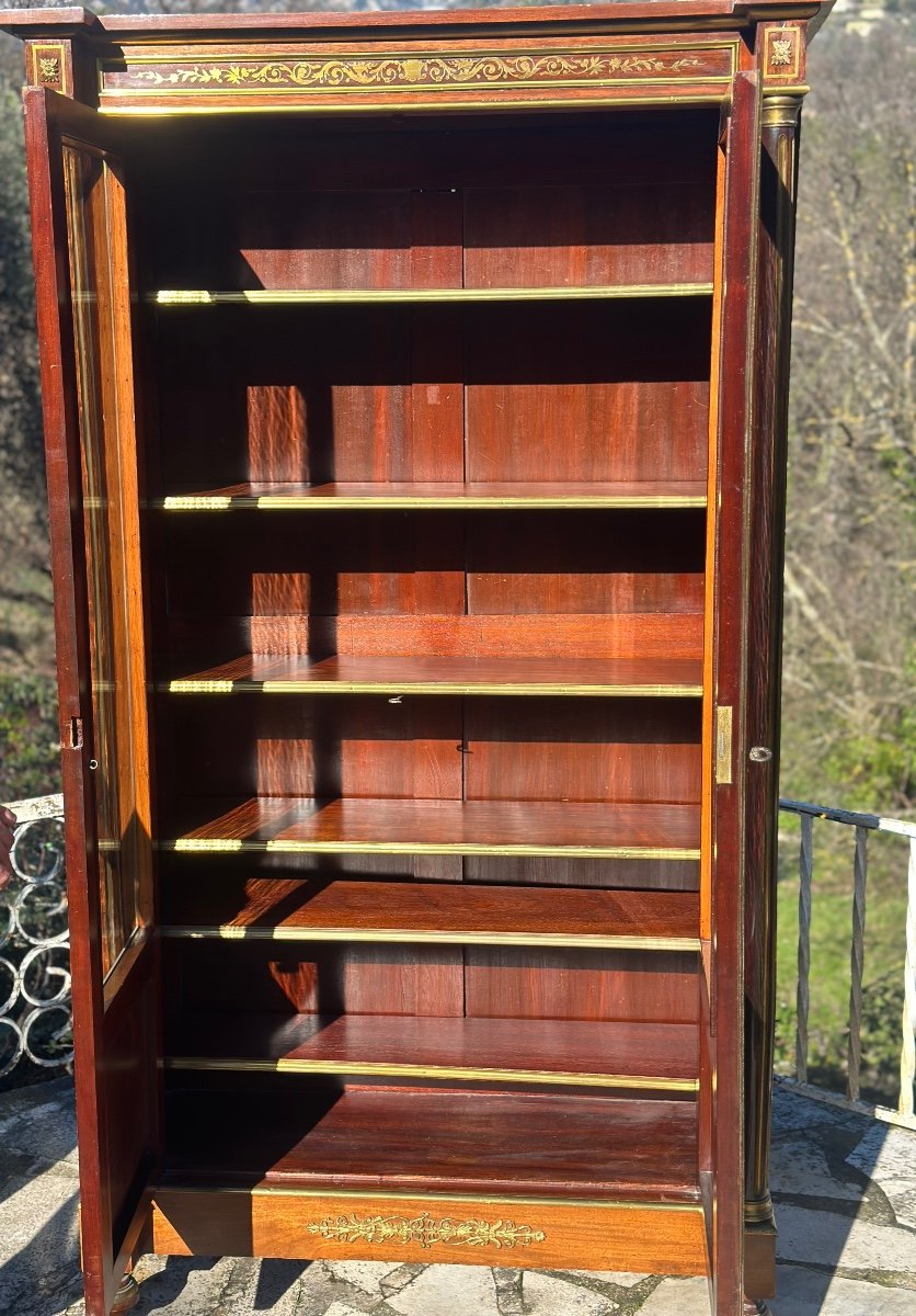 Napoleon III Library / Display Case Circa 1850.-photo-3