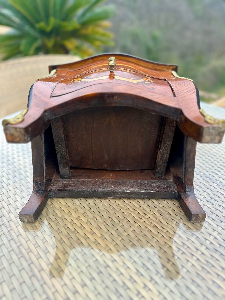 Petite Commode De Poupée Dans Le Goût De Louis XV époque XX Eme Siècle.-photo-7