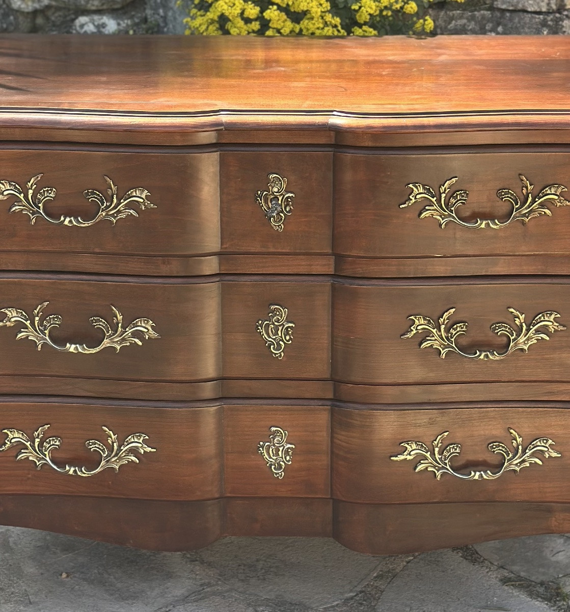 Commode En Acajou De Style Louis XV époque XX Eme Siècle -photo-3