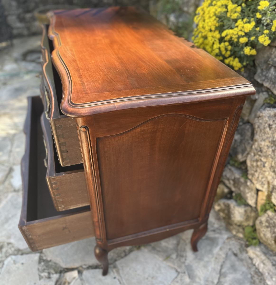 Commode En Acajou De Style Louis XV époque XX Eme Siècle -photo-1