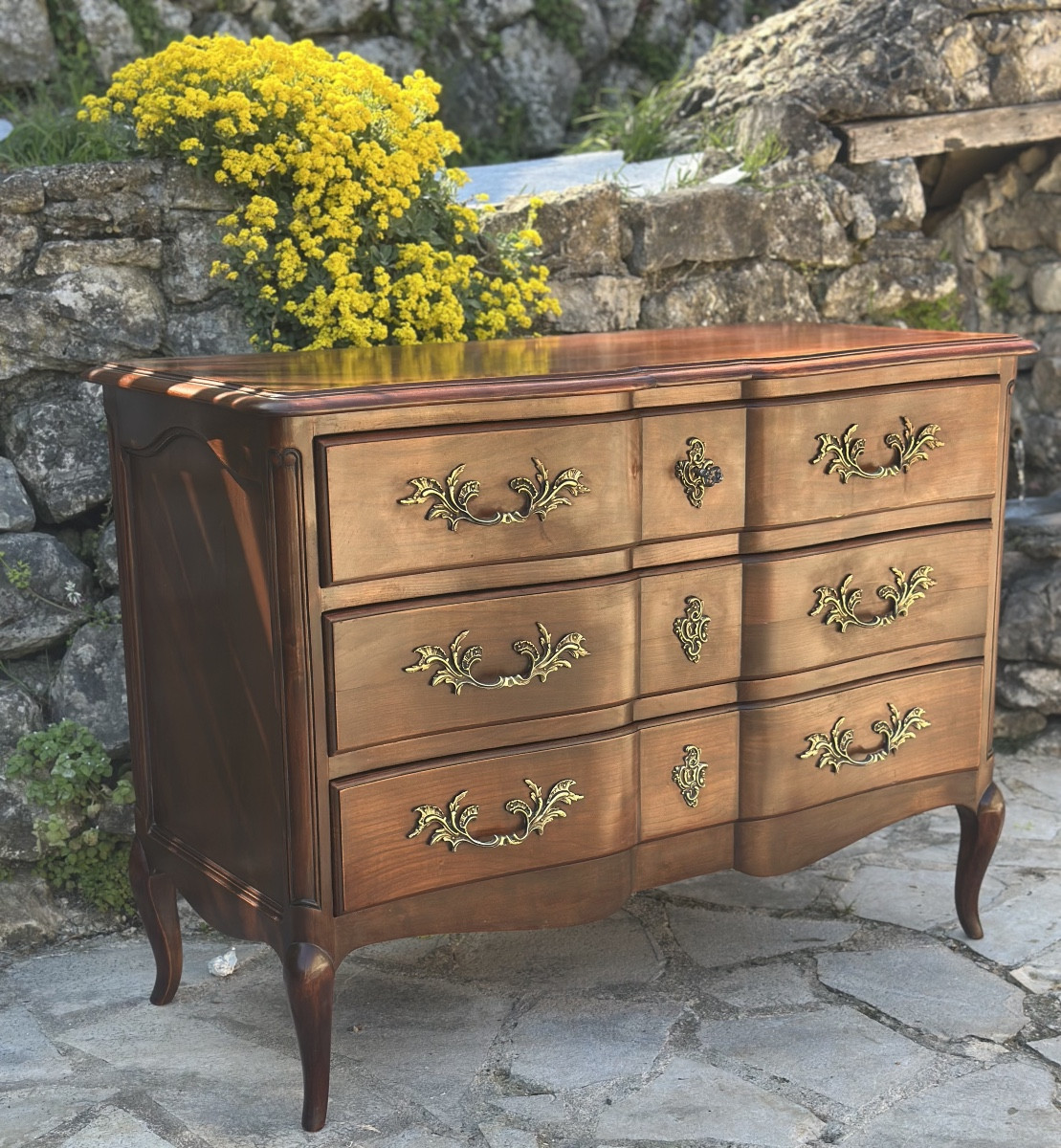 Commode En Acajou De Style Louis XV époque XX Eme Siècle -photo-2