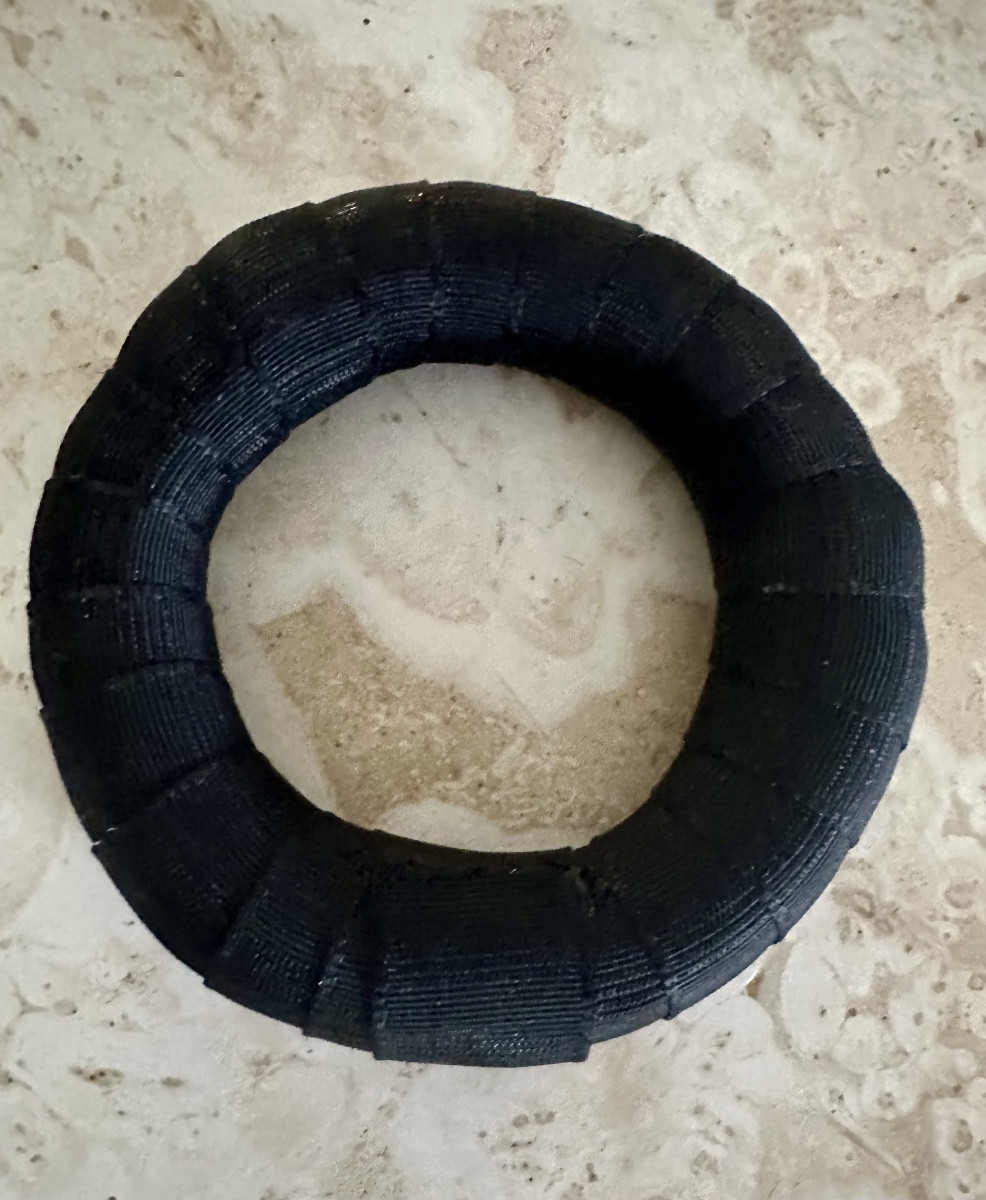 Egg-shaped Septaria With Its Stand, Natural Stone.-photo-1