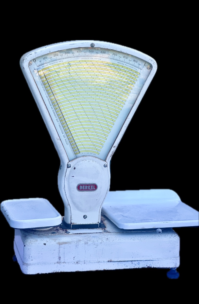Grande Balance d’Épicerie de la Marque Berkel vers 1960.