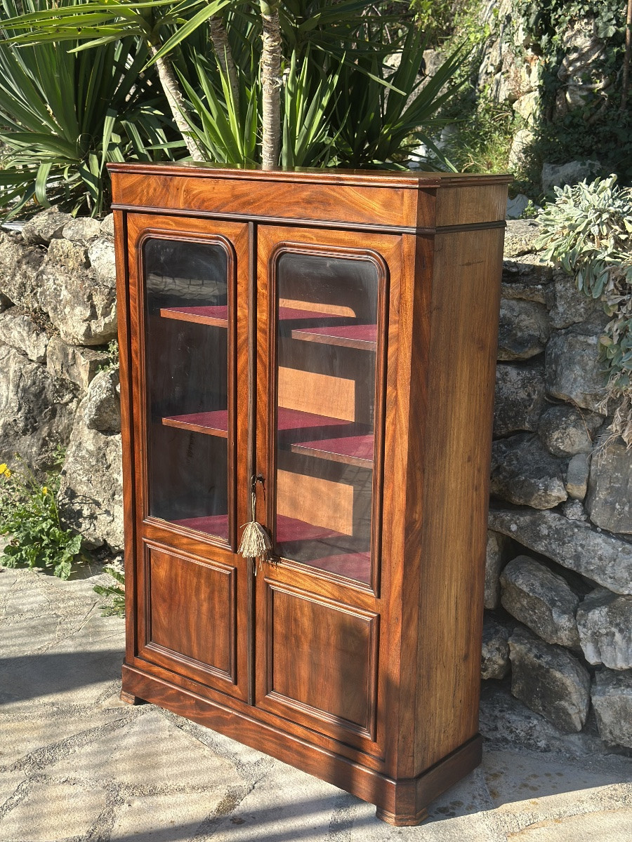 Vitrine /Bibliotheque  en Acajou Époque XIXEME siècle -photo-2