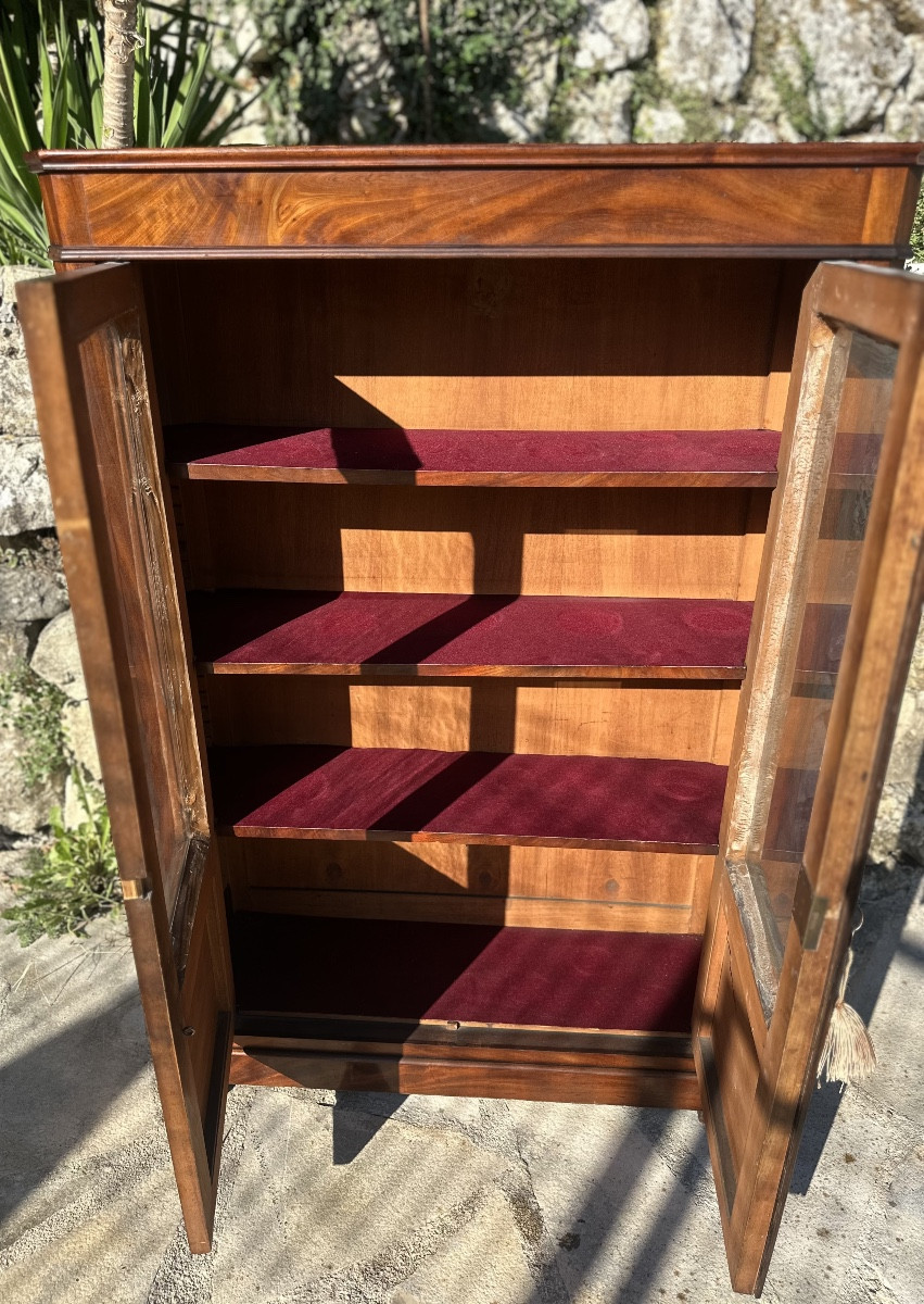 Vitrine /Bibliotheque  en Acajou Époque XIXEME siècle -photo-5