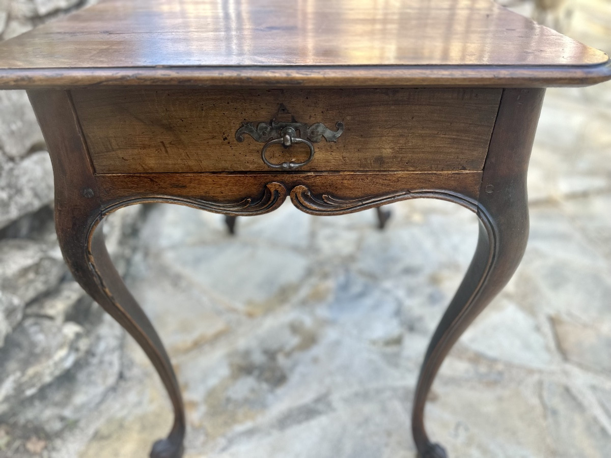 Louis XV Period Walnut Center Table. 18th Century.-photo-1