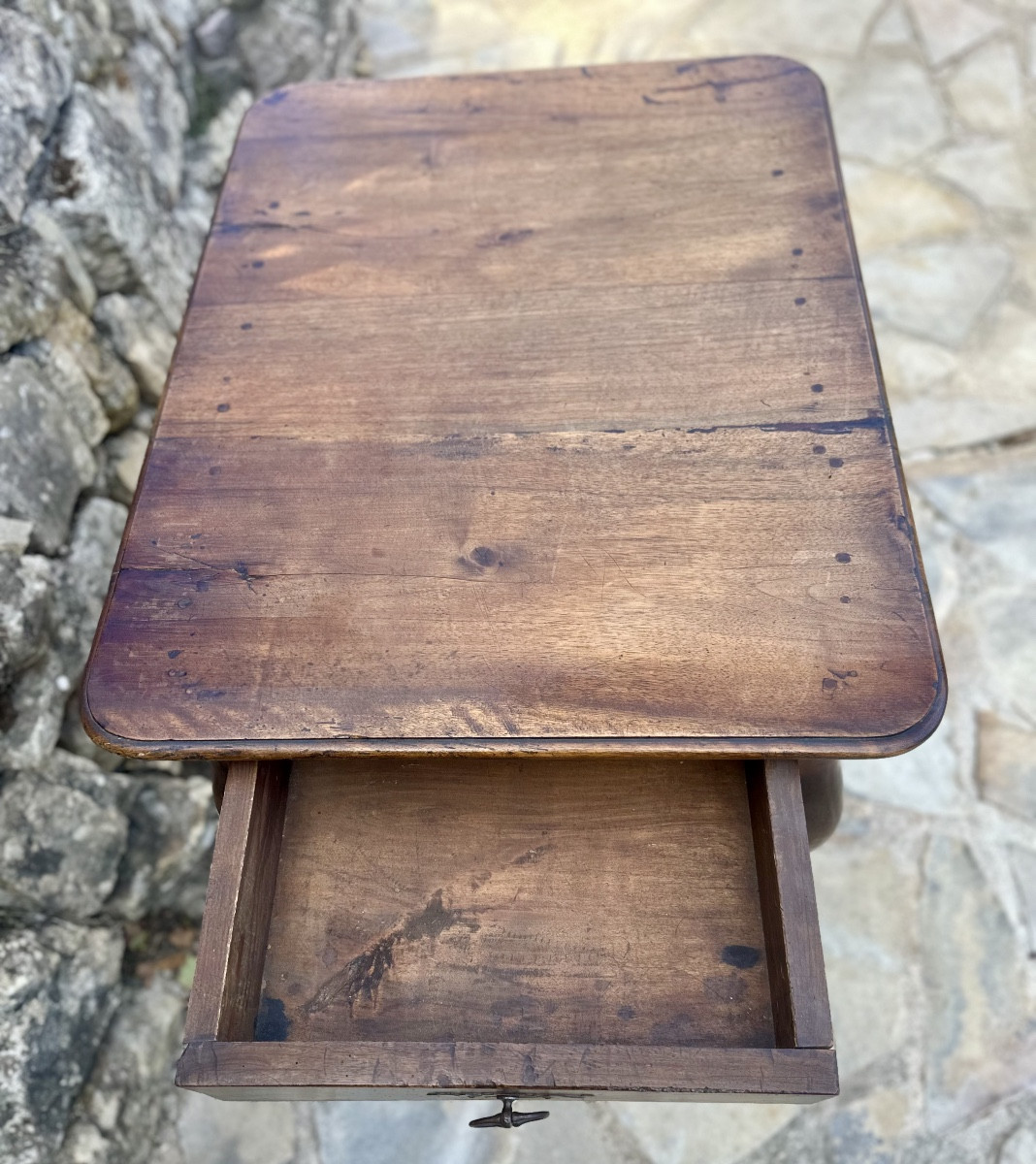 Louis XV Period Walnut Center Table. 18th Century.-photo-2
