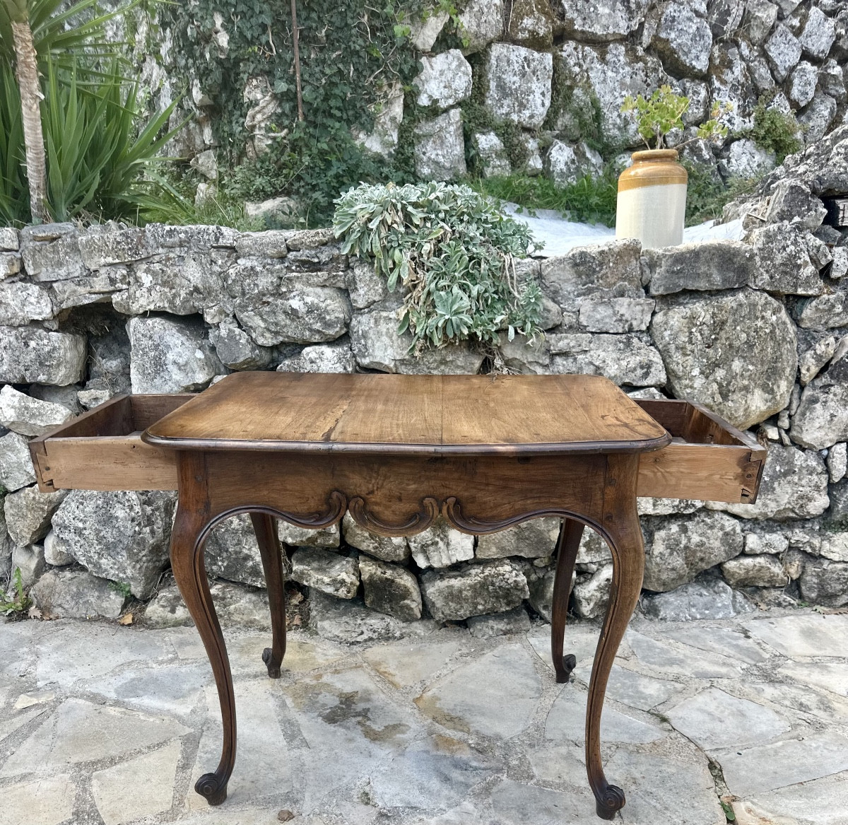Louis XV Period Walnut Center Table. 18th Century.-photo-8