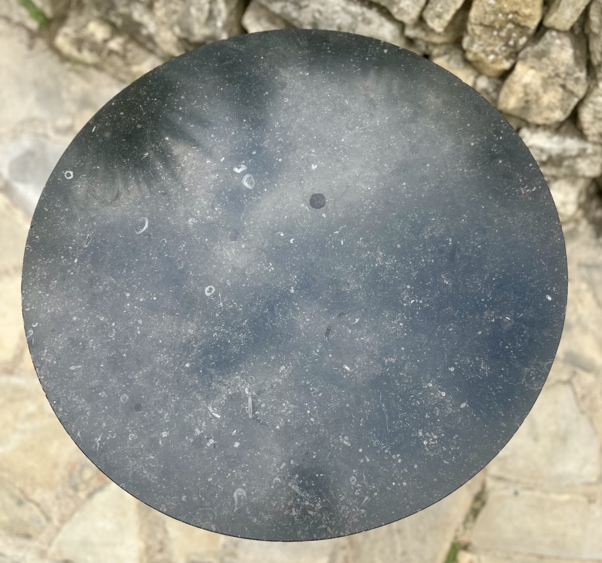 Mahogany Pedestal Table Return From Egypt 20th Century.-photo-1