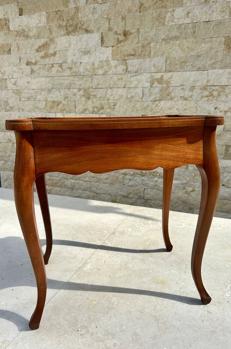 Petite table volante de style Louis XV .Époque XX eme siècle.-photo-6