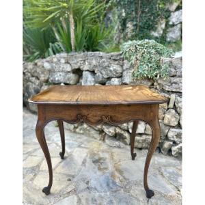 Louis XV Period Walnut Center Table. 18th Century.