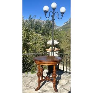 Guéridon en Acajou  Attribué à C.E Jonsson  Époque XIX siècle.