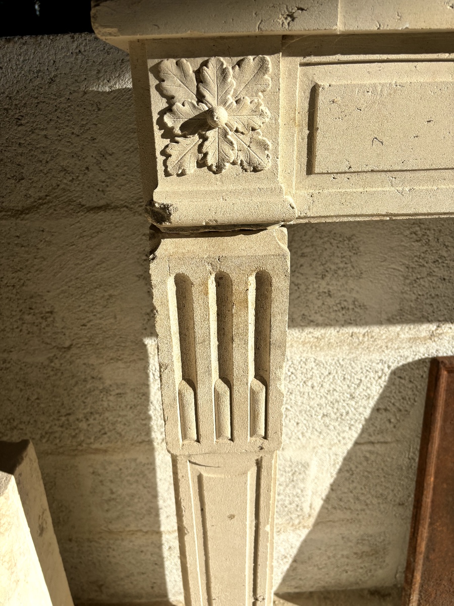 Louis XVI Style Fireplace, From Burgundy-photo-2