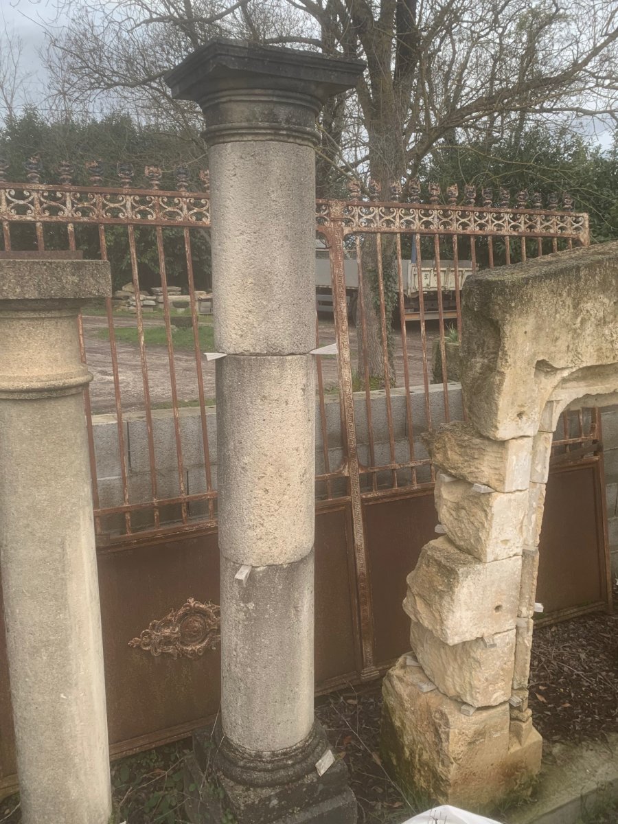 Hard Stone Column Of Saint Macarius From The 18th Time