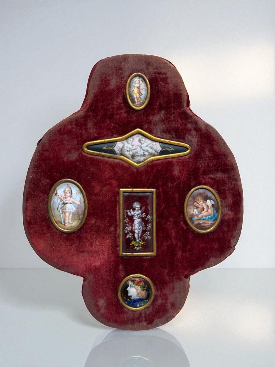Limoges Six Enamels On Copper – 19th-century Collectible Miniatures