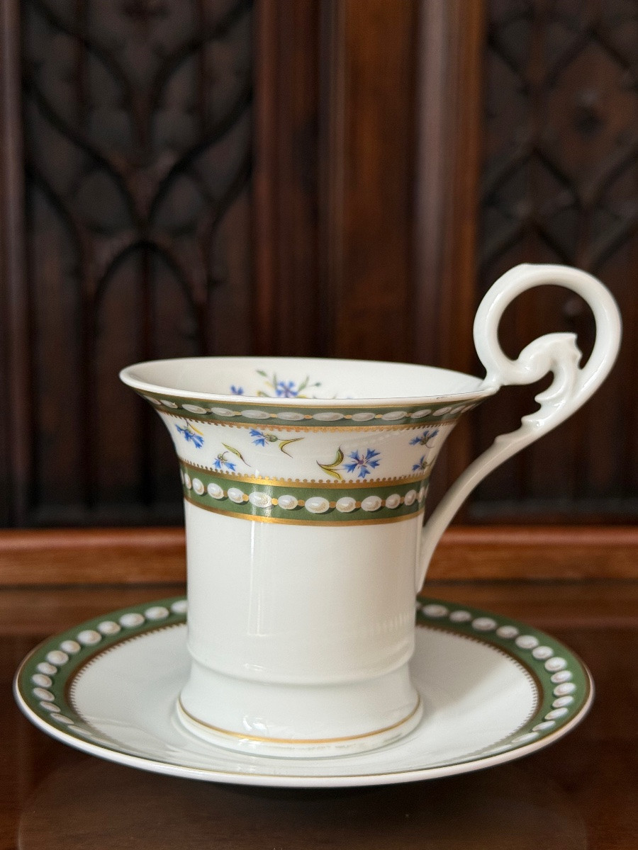 Marie-antoinette Limoges Coffee Service – Ancienne Manufacture Royale, Unused In Original Case-photo-1