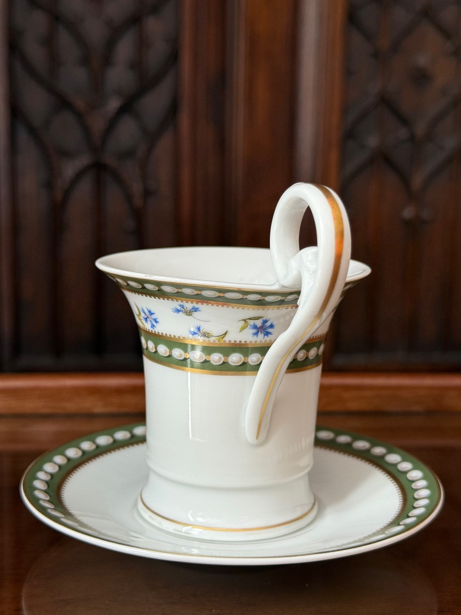 Marie-antoinette Limoges Coffee Service – Ancienne Manufacture Royale, Unused In Original Case-photo-2