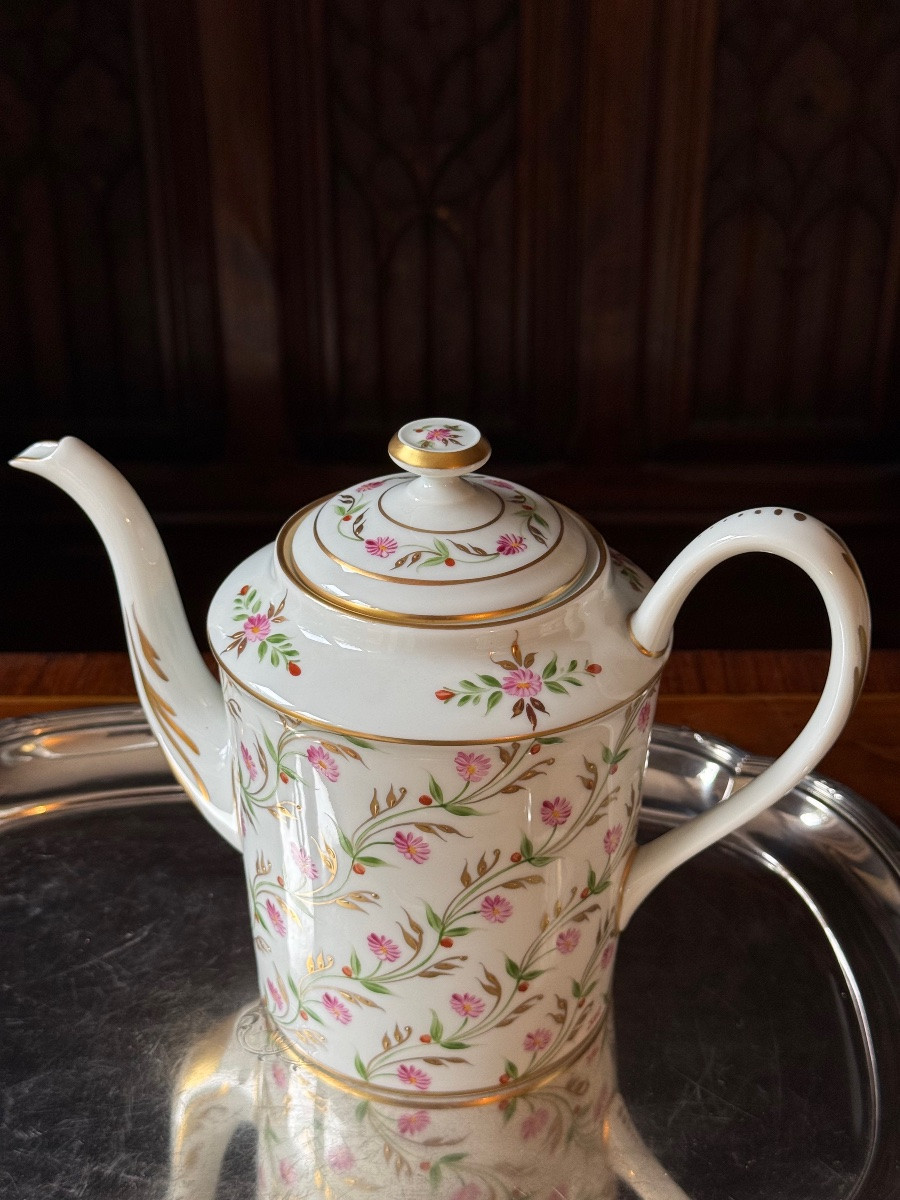 Haviland - Limoges : Ensemble à café sucrier et pot à lait assortis-photo-1