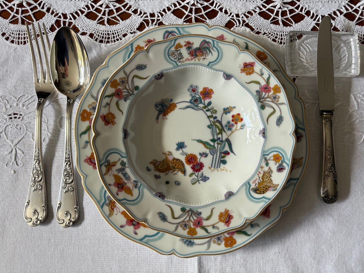 LALIQUE - suite de 12 porte-couteaux en cristal Lalique - Art D&eacute;co - Motif chardon d'&Eacute;cosse-photo-8