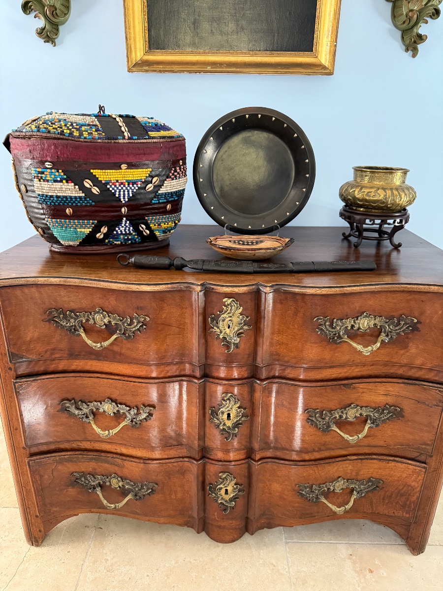 Berber Dish In Ebony Terracotta With Bone Inlays - High Atlas, Circa 1920-1960-photo-6