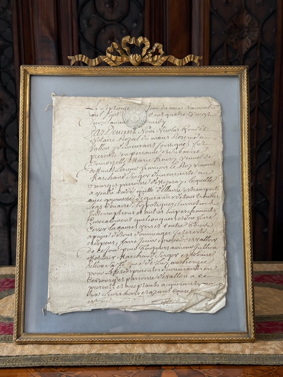 Grand Cadre photo en bronze doré, XIXᵉ siècle — époque Napoléon III