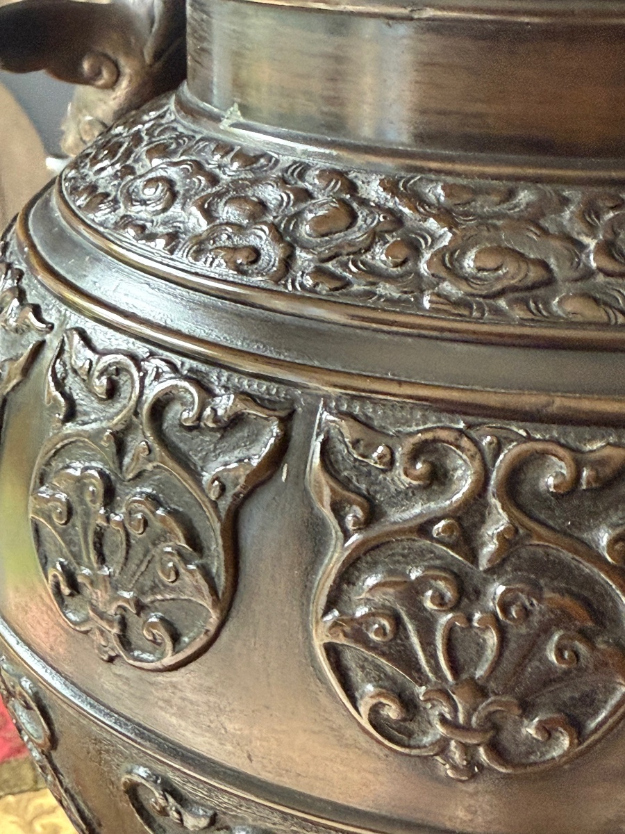 Bronze Incense Burner With Archaic-style Decoration, China, 19th Century—studio Mark-photo-6