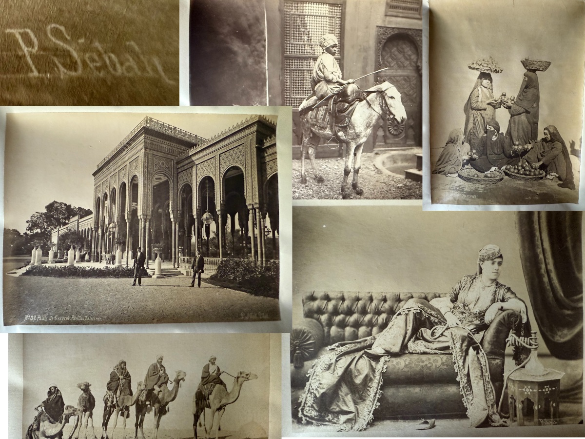 Album photographique XIX siècle orientaliste signé P. Sébah (circa 1880–1900)