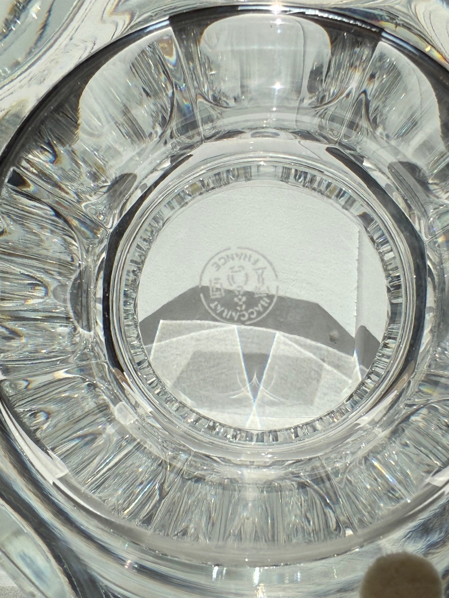 Grand vase en cristal taillé — Baccarat, modèle Edith, XXᵉ siècle-photo-6