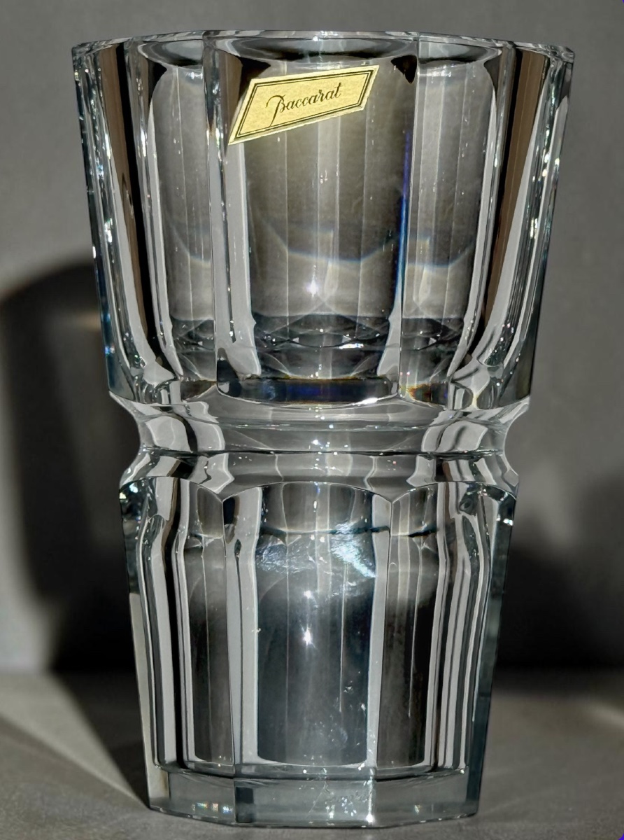 Grand vase en cristal taillé — Baccarat, modèle Edith, XXᵉ siècle-photo-8