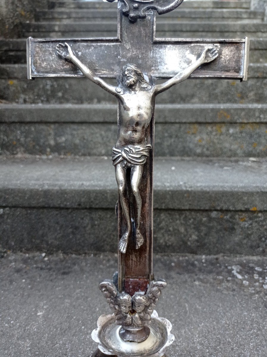 Christ In Silver 17th Century-photo-3
