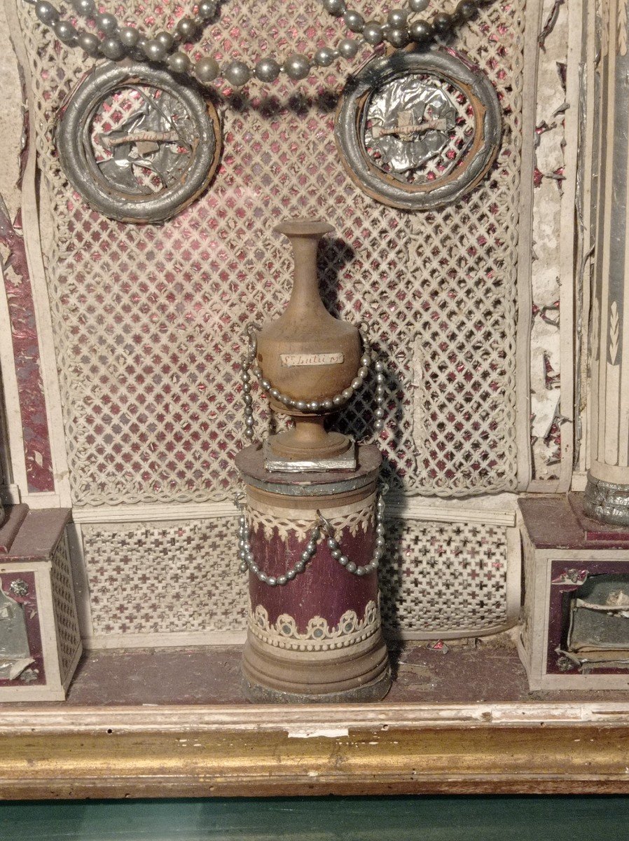 Reliquary Canivet End Of 18th Century-photo-3
