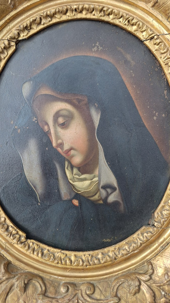 Holy Virgin Early 18th Century-photo-3