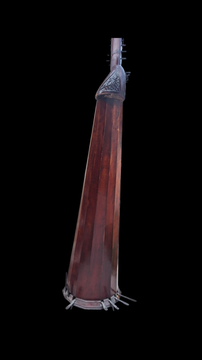 Harp By Wolter, Paris, 18th Century-photo-6