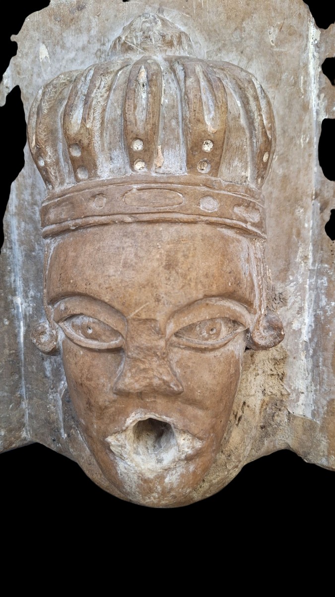 17th Century Royal Fountain Or Mouthpiece-photo-3