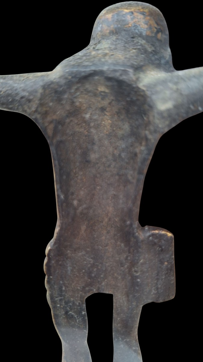 15th Century Bronze Wall Christ-photo-1