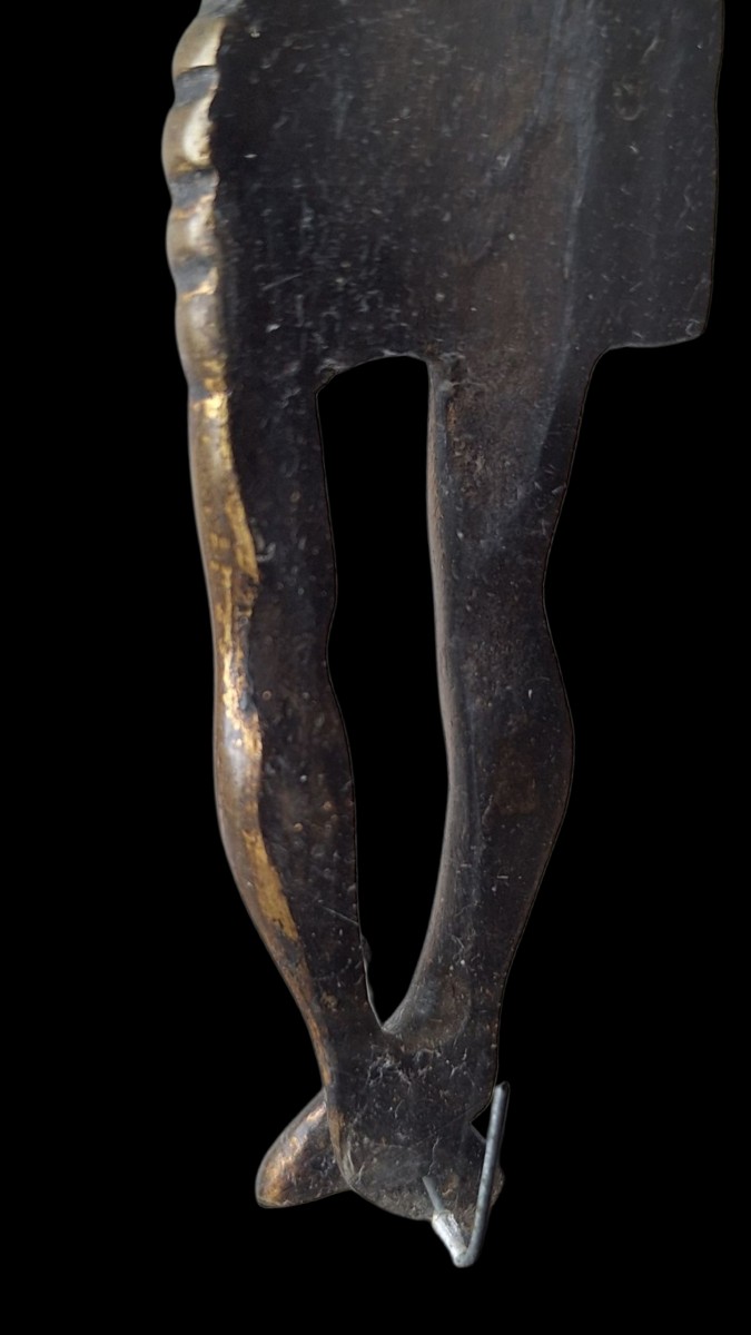 15th Century Bronze Wall Christ-photo-2