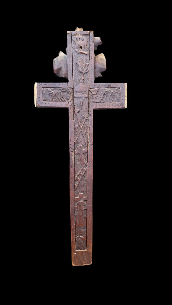 18th Century Reliquary Cross-photo-3