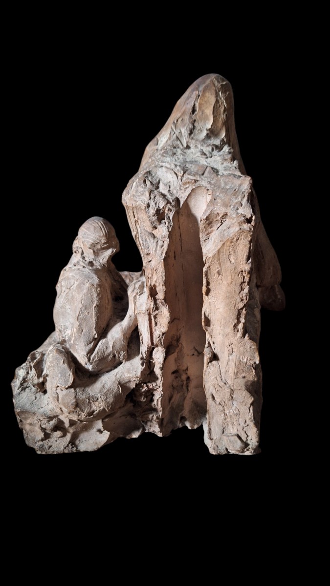 17th Century Terracotta Model -photo-5