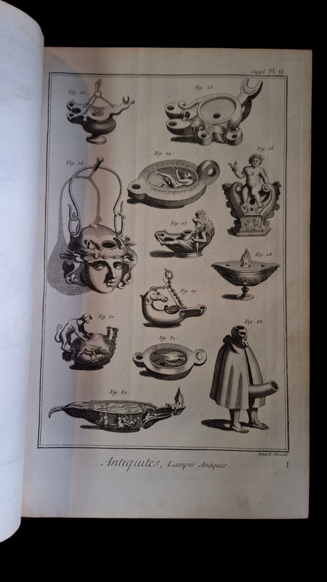 livre supplément encyclopédie diderot 1777 , 244 planches-photo-1