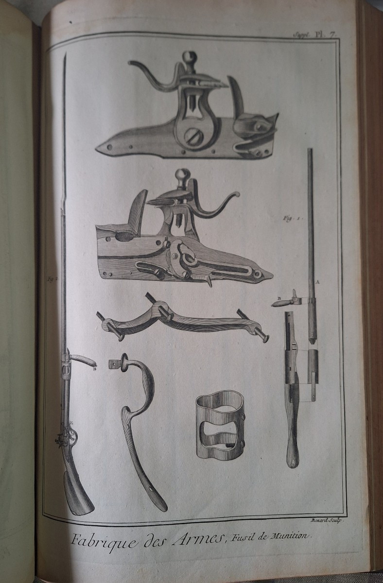 livre supplément encyclopédie diderot 1777 , 244 planches-photo-8