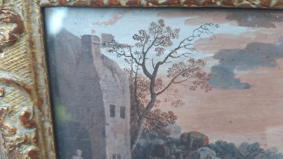 Paire de gouaches du 17éme siecle -photo-6