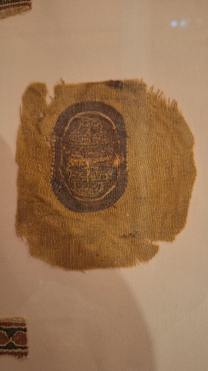 FRAGMENTS TISSUS COPTE -photo-2