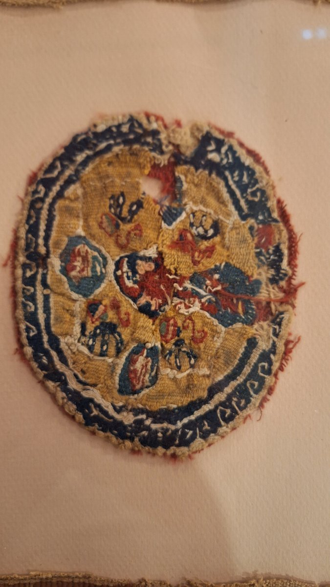 FRAGMENTS TISSUS COPTE -photo-4