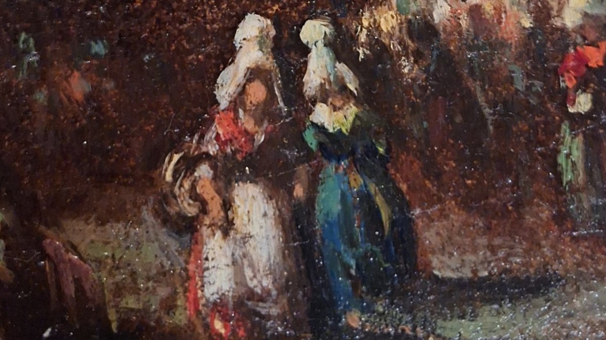Tableau etude normandie XIXéme siecle-photo-2