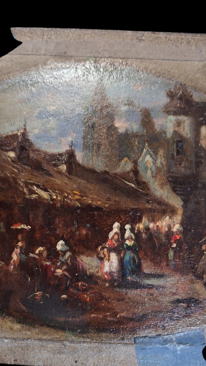 Tableau etude normandie XIXéme siecle-photo-1