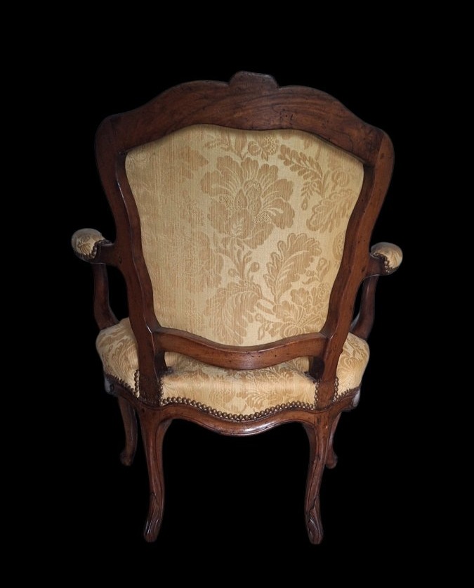 Fauteuil estampillé Nogaret a lyon-photo-3